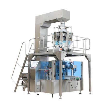 コーヒー豆とナッツのための多重重量頭電動ドイパックパッキングマシン