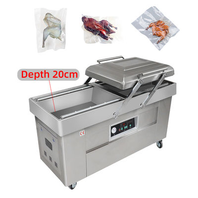 CE認証 DZ400 食品用自動二室真空包装機