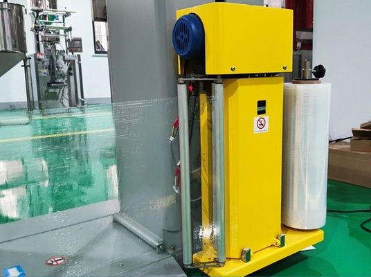 完全自動パレット包装機 300%前ストレッチ率とCE証明書