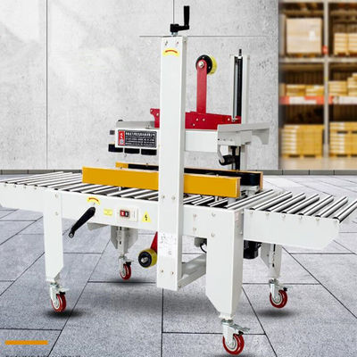 106 KG 半自動 左 右駆動テープ カートンシラーケースシール機 1830x670x1230mm