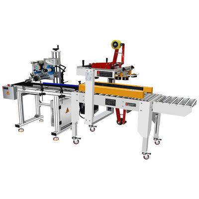 B2Bパッケージングソリューションのためのカートンシーラー粘着式平面サイドラベルリングマシン