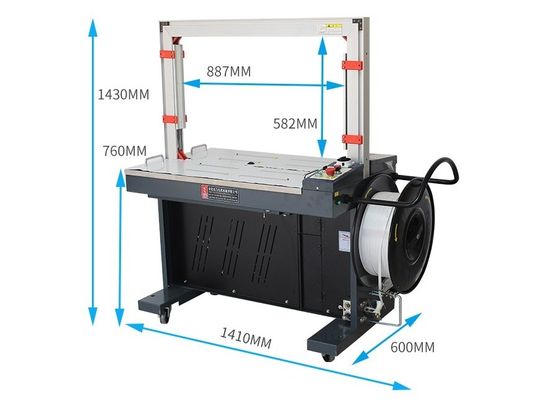 汎用的なMH-X301自動カートン/ケース/PPストラップ用のボックスストラッピングマシン