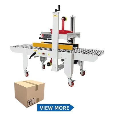 先進的な自動カートンボックスエレクターテーピング密封機 12pcs/min 作業速度