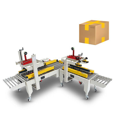 先進的な自動カートンボックスエレクターテーピング密封機 12pcs/min 作業速度