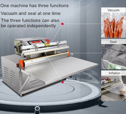 500 mm/600 mm/800 mm/1000 mm 密封長 商業用ガス洗浄真空密封機