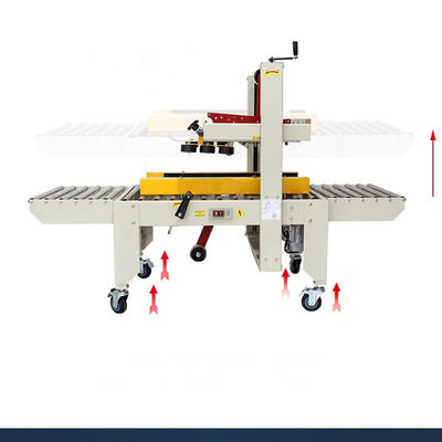 130mm 以上の長さ 食品包装用半自動紙箱シール機を適用する