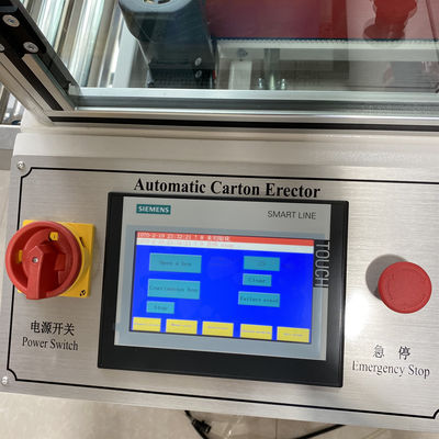 波紋紙箱のパッケージング用の自動式空気型箱底ケースの立て機械