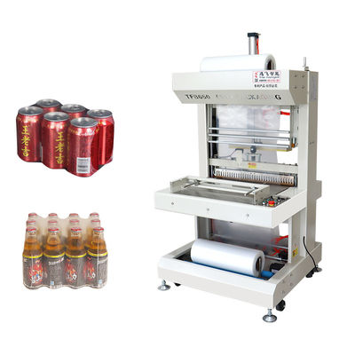 プラスチックの包装 ボトル 缶詰 缶詰 180 kg 完全自動収縮包装機