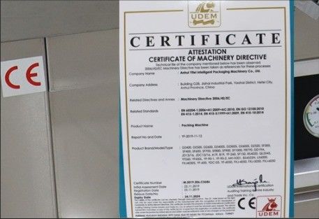 窒素ガス洗浄と2つのシールストラップを持つ食品飲料真空包装機