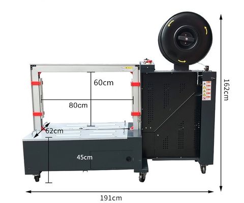80kgベアリング負荷 半自動ストラッティングマシン ストラッティング速度 2.5 / s