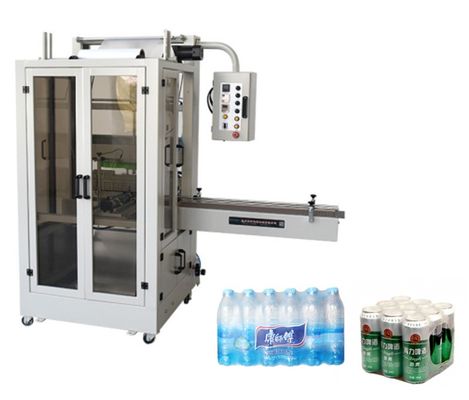 便利な半自動プラスチックボトル PEフィルム収縮包装機