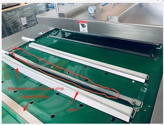 プラスチックバッグ包装機械のための産業用自動連続ローリング真空シール