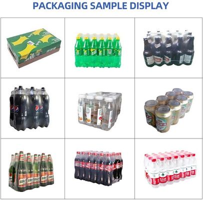 プラスチックフィルムパッケージ PETボトルの自動密封のための収縮トンネル包装機