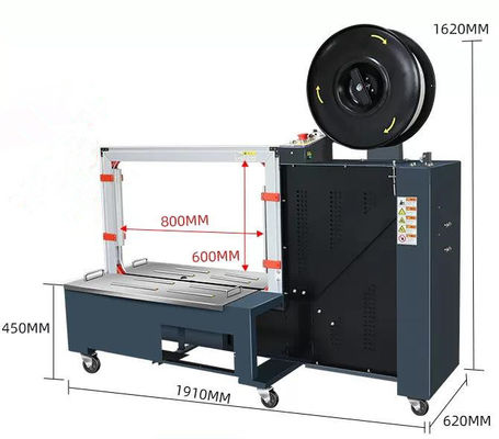 400W/3A パートボックス・PPストラッピング用の自動耐久性バンドル・バインド・マシン