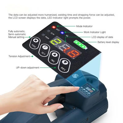 電動駆動自動ストラッピング包装機 10-16MM PET PP プラスチックベルト