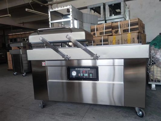 食品保存用産業用二重フラットチャンバーDZ-400真空包装機