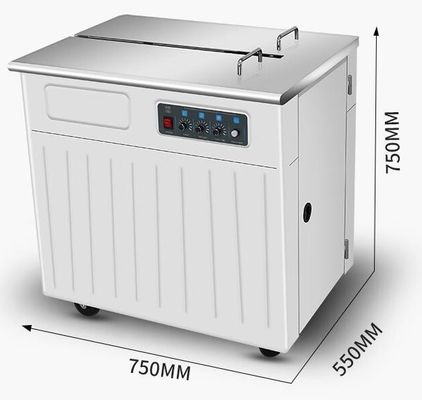 半自動テーブルのベルト帯 箱 カートン ストラッピング カートン用のパッケージングマシン