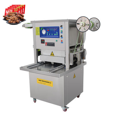 食品貯蔵用 充気可能な酸素/窒素/二酸化炭素用 プラスチック用トレイの真空密封器