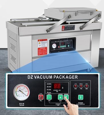 食品の包装と密封機 ステンレス鋼 201 双室真空密封機