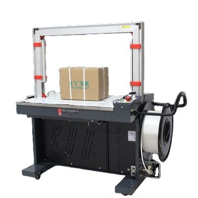 80Kg マックスロード 完全自動 高台 PP ストラップ バンドリング バレーラー ストラッピング マシン