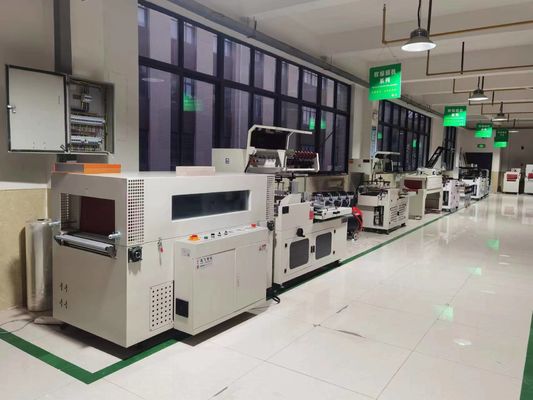 箱POFフィルムLシラーと縮小トンネルのための電動駆動型包装機