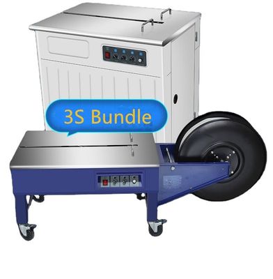 半自動電気 デスクトップ PP ベルト 結合 ストラッピング 梱包機 60 KG 容量