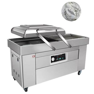 1500W ダブルチャンバー真空包装機 穀物 米 レンガ カビアール 日付 魚