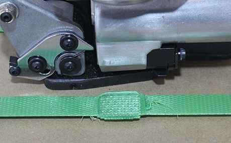 ビデオ技術サポート PET PP バンドのための半自動プラスチックベルトストラッパーマシン