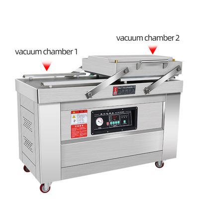 220V/50HZ パン肉魚穀物野菜とジャガイモのためのダブルルーム真空シラー