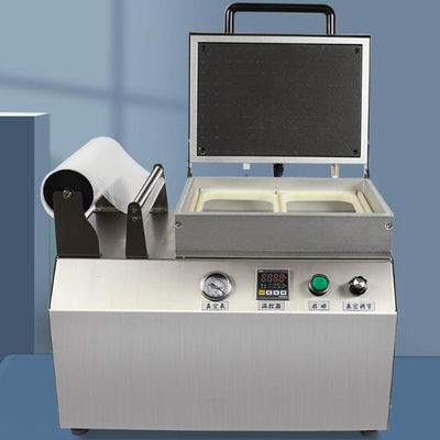 プラスチック製の包装材料で電動駆動の海産物の真空熱形化機械