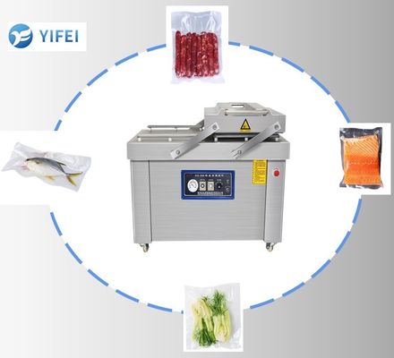 ダブルルーム真空密封機 ポンプ速度 100m3/h 食品保管真空包装機
