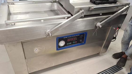 二室半自動真空密封機 肉食用熱密封ポンプ