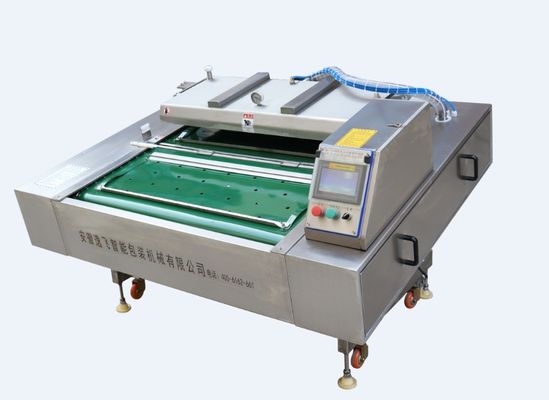連続ローリングベルトタイプ 袋用食品真空シール マックスパッケージサイズ 1000*420*9mm
