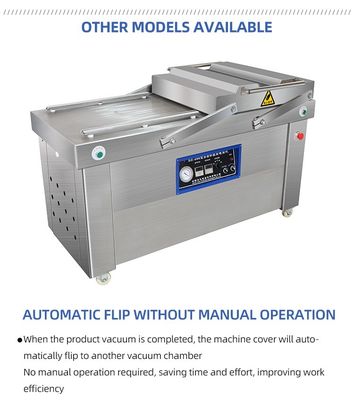プラスチックパッケージングソリューション DZ-800/2SB 工業用チキン真空室シール機
