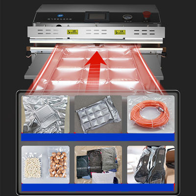 包装タイプ バッグ 食品用垂直真空密封器 外部ガス洗浄と梱包