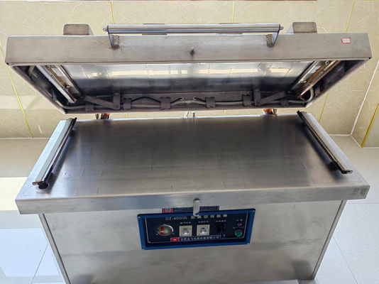 400mm*2Pcsの密封長と40m3/hのポンプ速度を持つ海魚真空梱包機