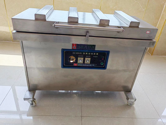 400mm*2Pcsの密封長と40m3/hのポンプ速度を持つ海魚真空梱包機