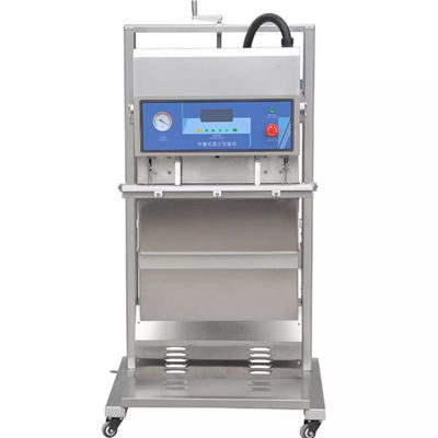 食物用真空密封機 垂直設計の気圧式密封機 幅10mm85KG