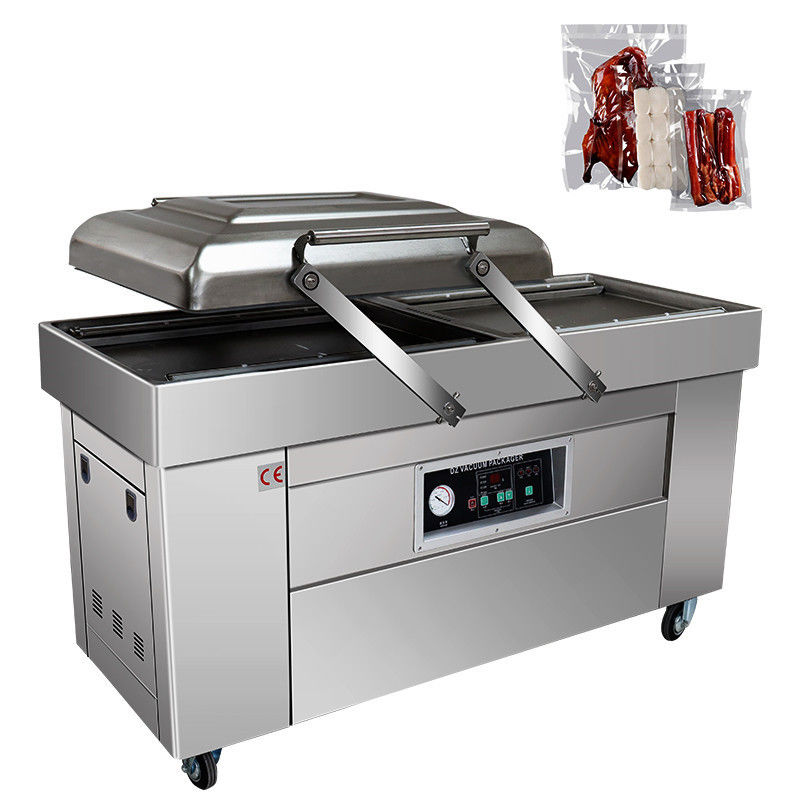 DZ-600 220V 工業用食品袋包装用 電気ダブルチャンバー真空密封機