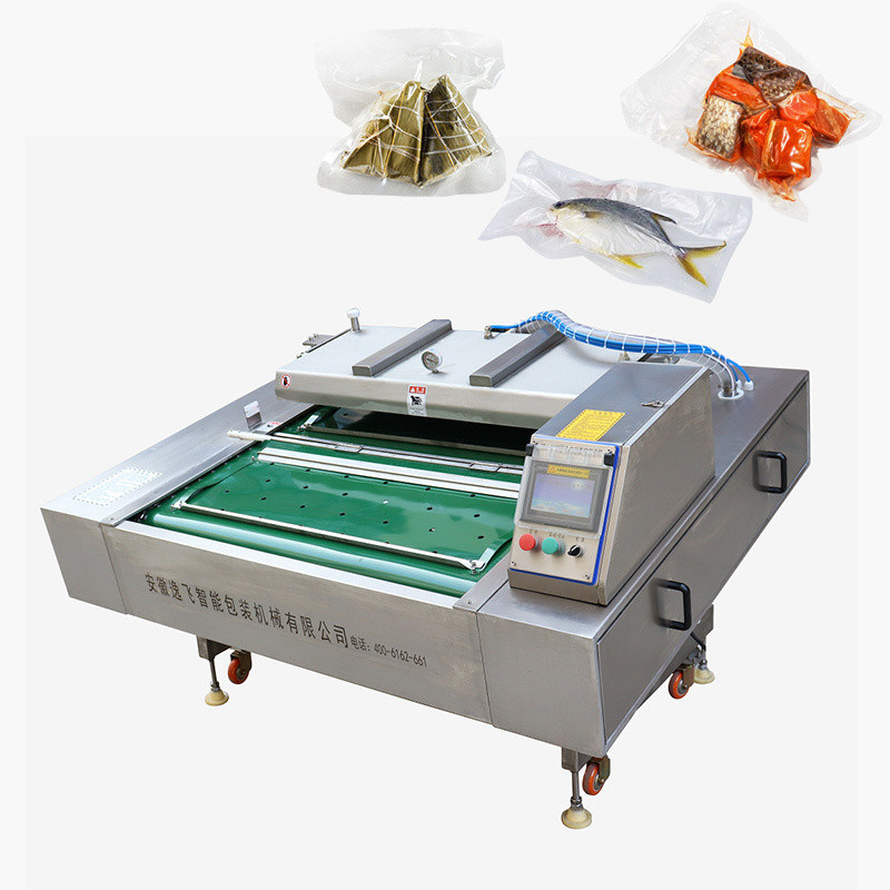 220V/380V ストレージ 食品 連続帯型 バッグ 梱包用の真空シール機