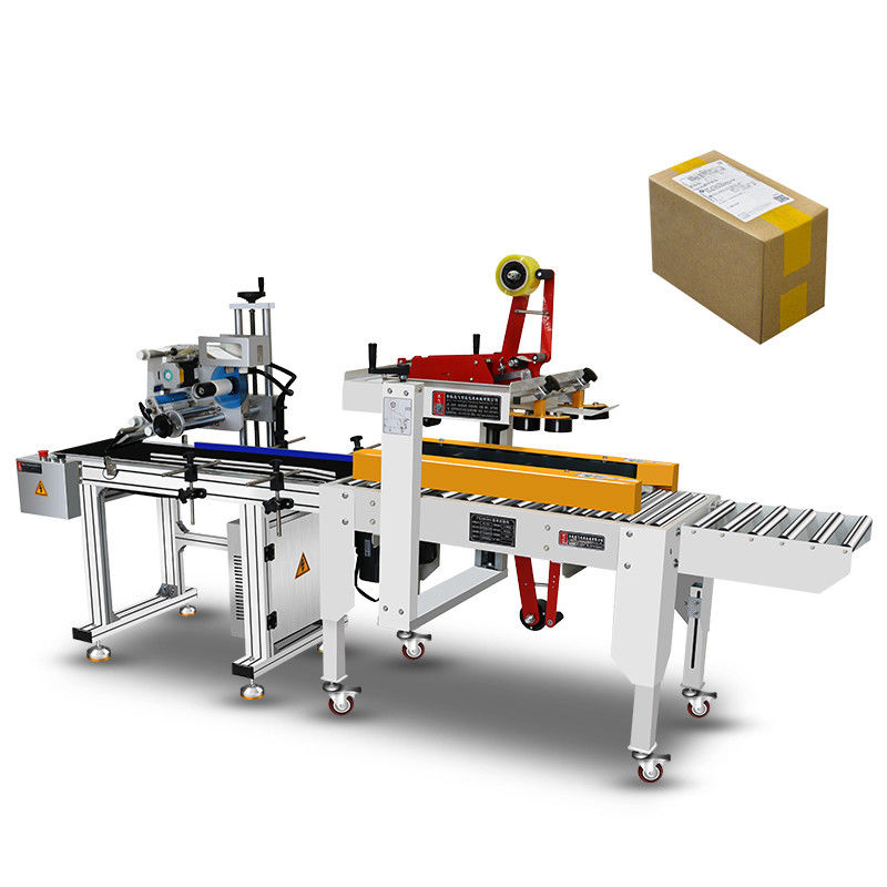82 KG カートンボックスケースの密封とラベル付けのための自動垂直ラベル付け機械