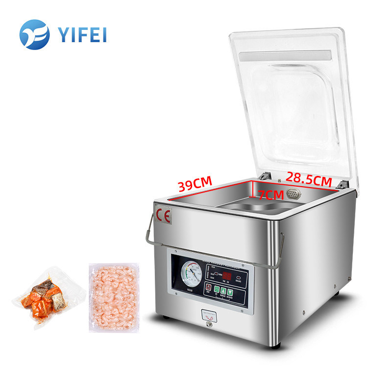 L480*W330*H360mm サイズで,コンパクトで使いやすい家庭用海産物真空シール機